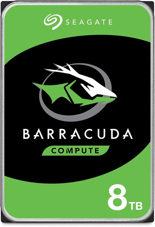 Seagate Barracuda 8TB Sata 3.5 " Internal Hard Drive (renewed)
